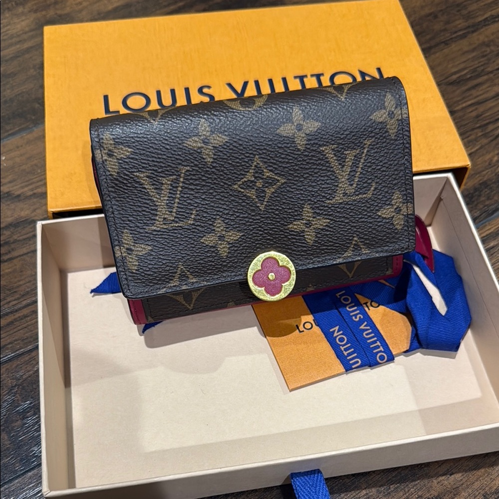 Louis Vuitton Brown Monogram Wallet Iconic Design